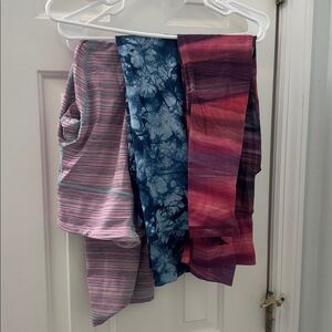 Lot of 3 lululemon leggings. Size 8. Excellent condition.